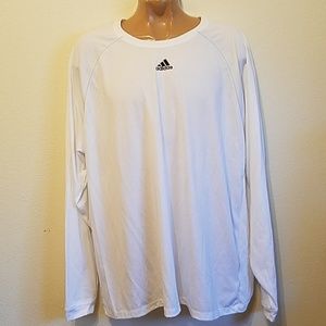 Adidas Climalite XL White Long Sleeves Shirt